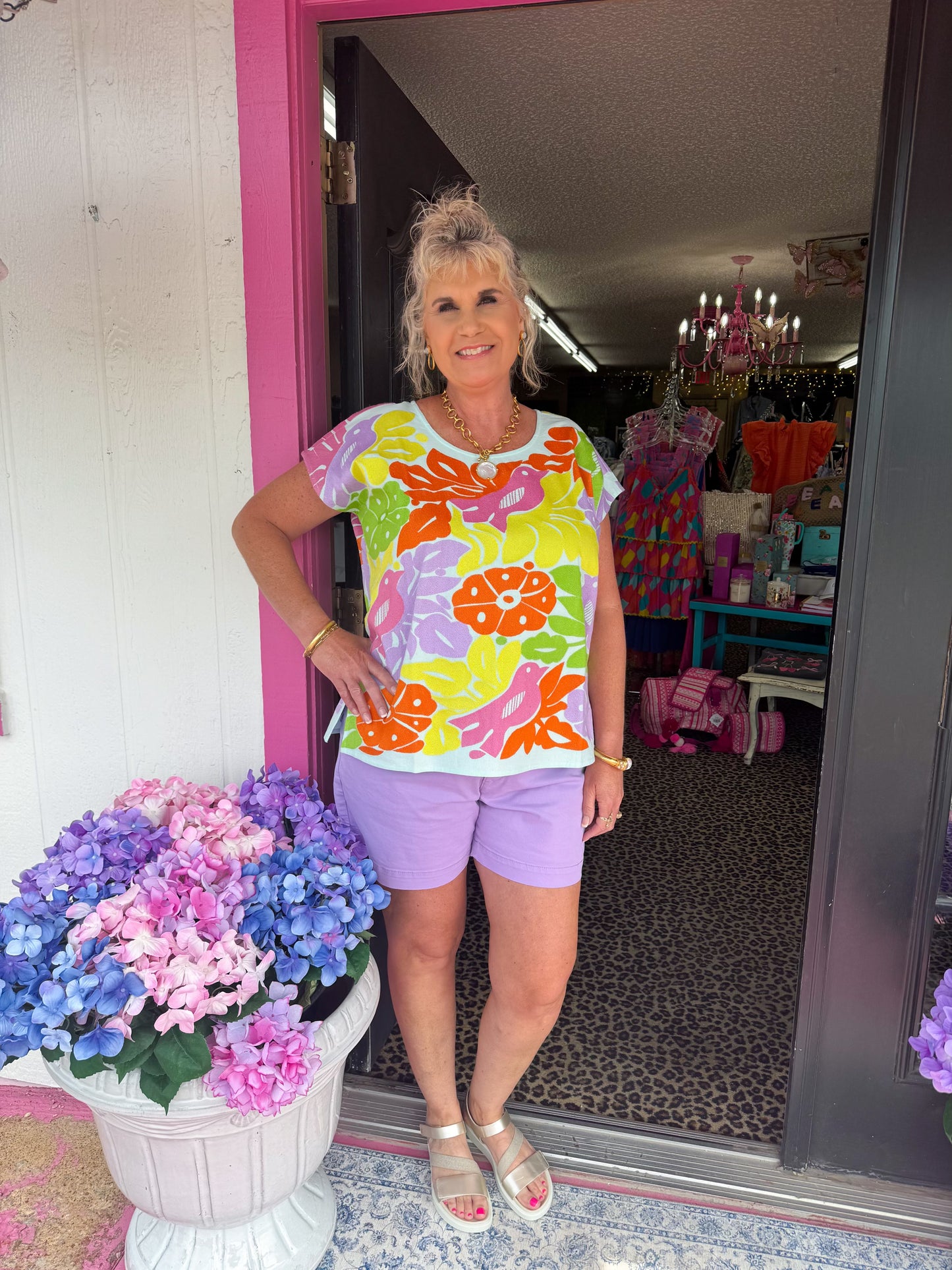 Alma Emb Top