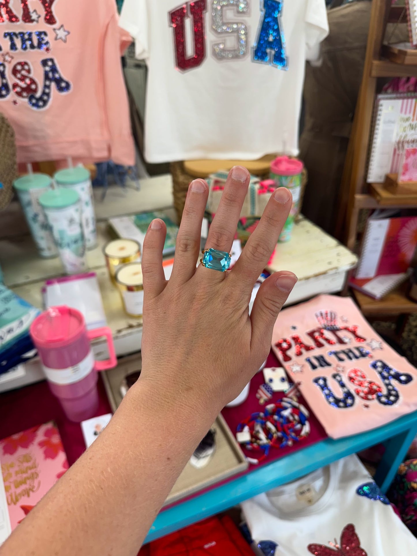 Rectangle Shape Ring