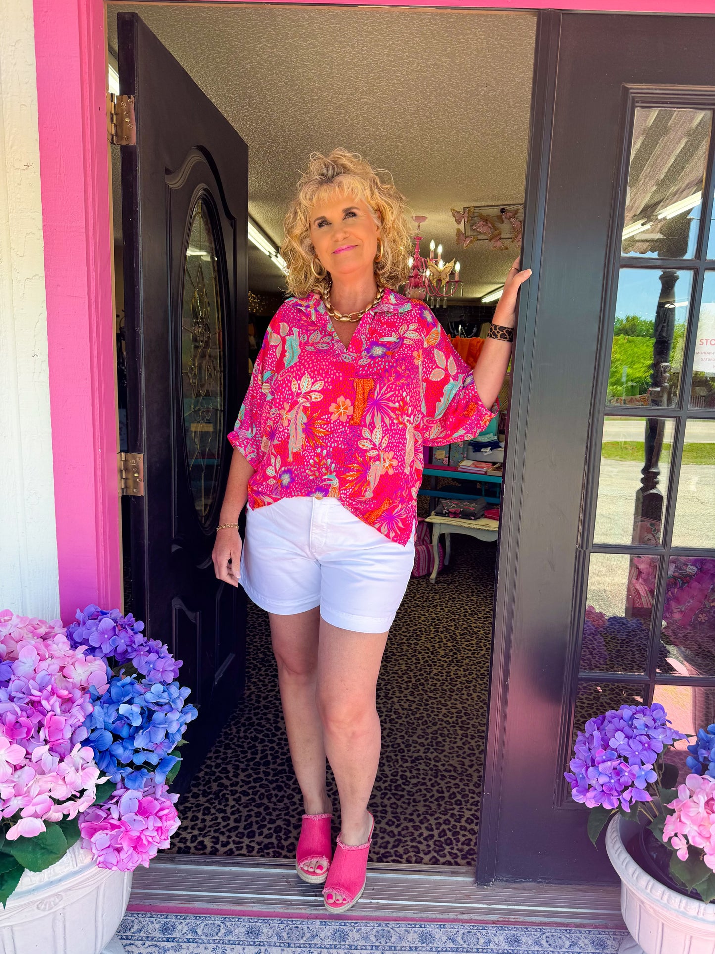 Sloan Collar Top