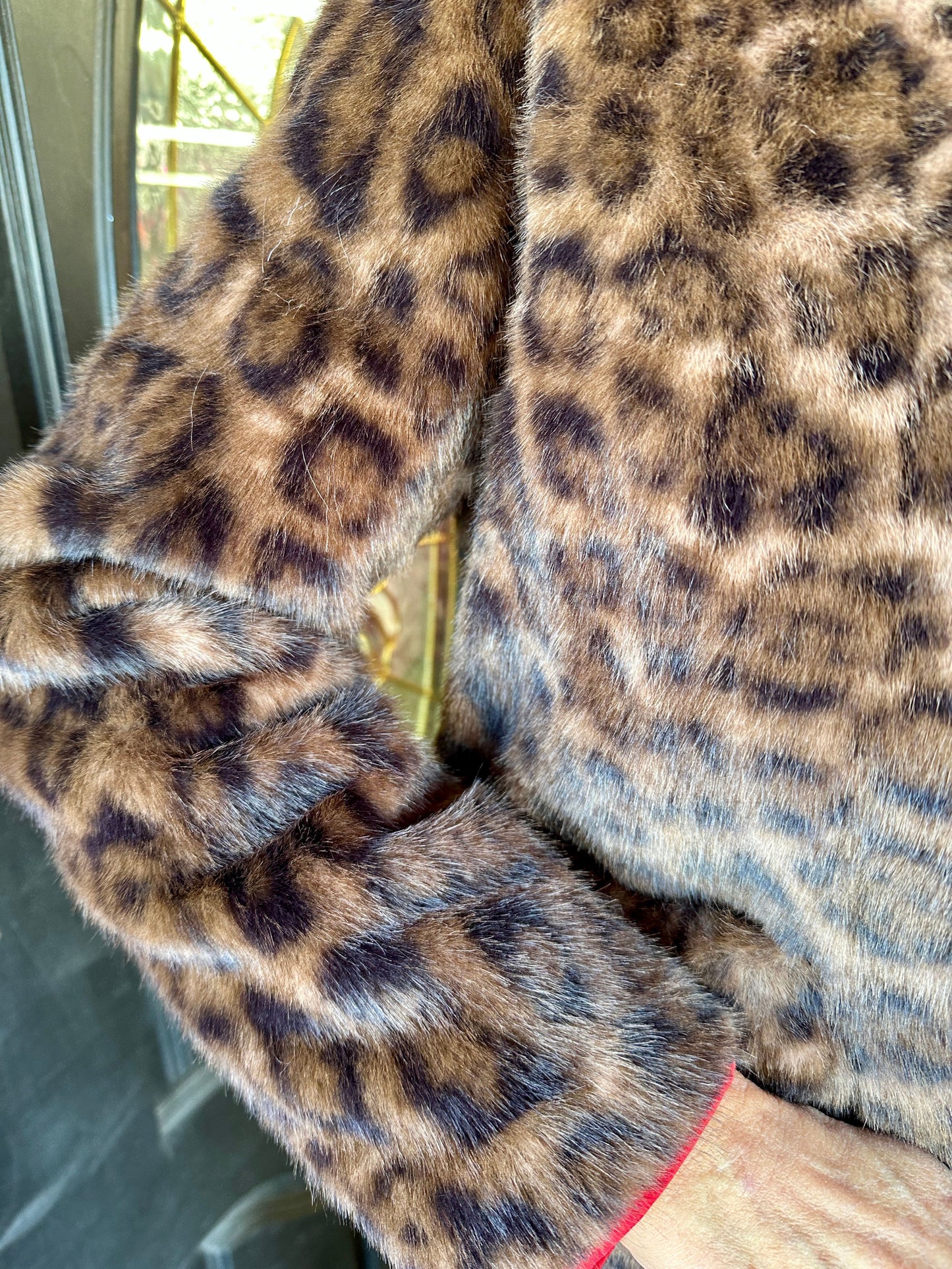 Leopard Faux Fur Jacket