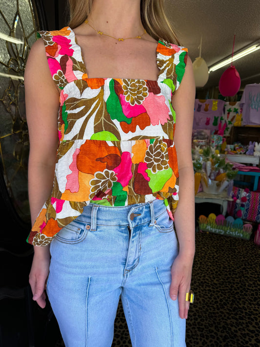 Floral Tank Top