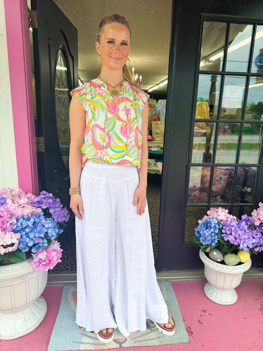 White Copacabana Top