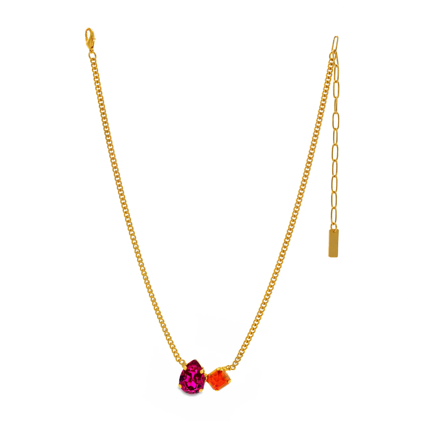 Ren Two Stone Necklace