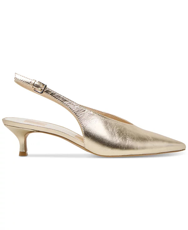 Alenna Gold Patent Slingback