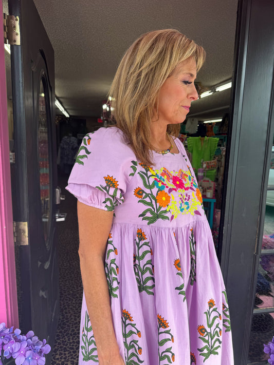 Violeta Embroidered Dress