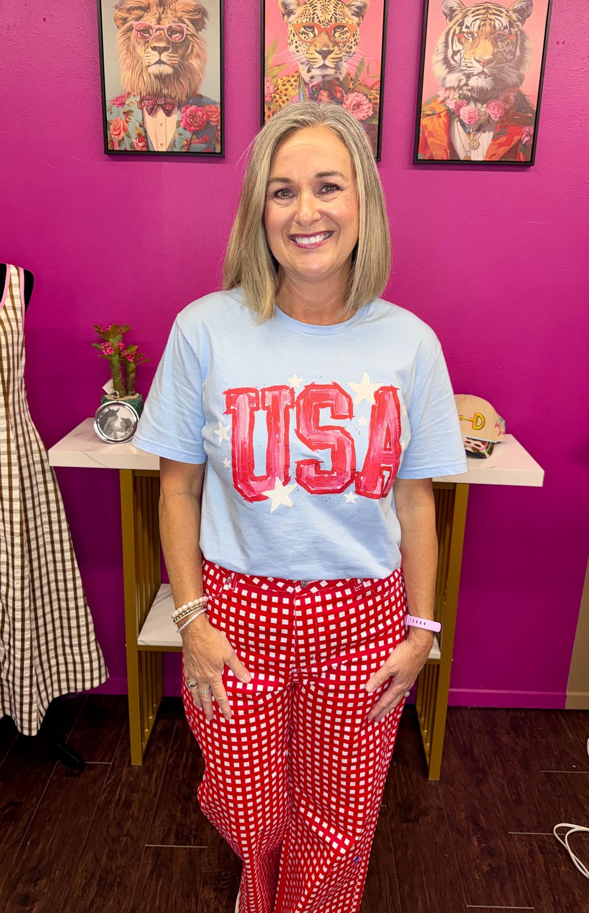 Lt Blue USA T-shirt