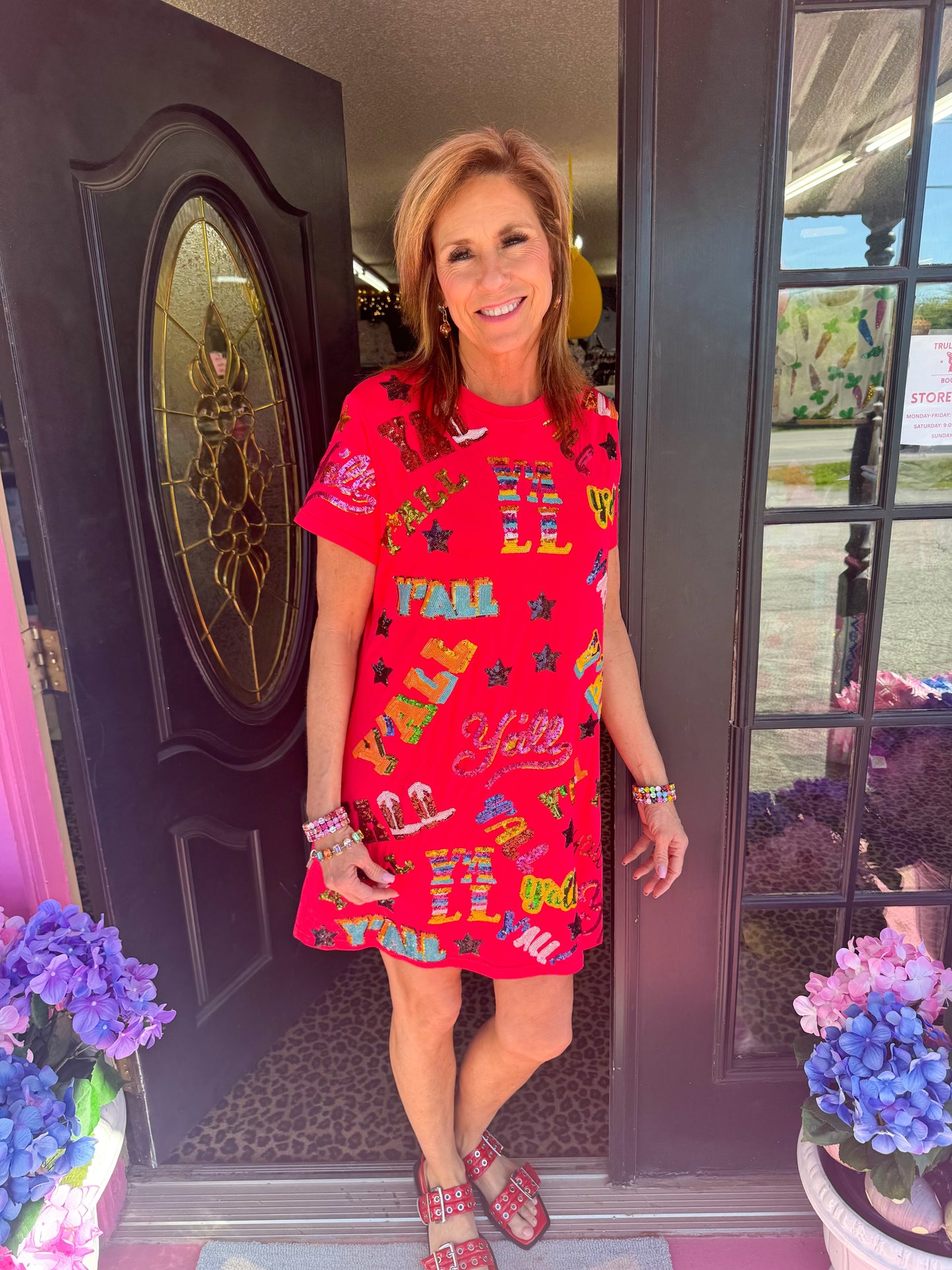 Y'all Red Dress