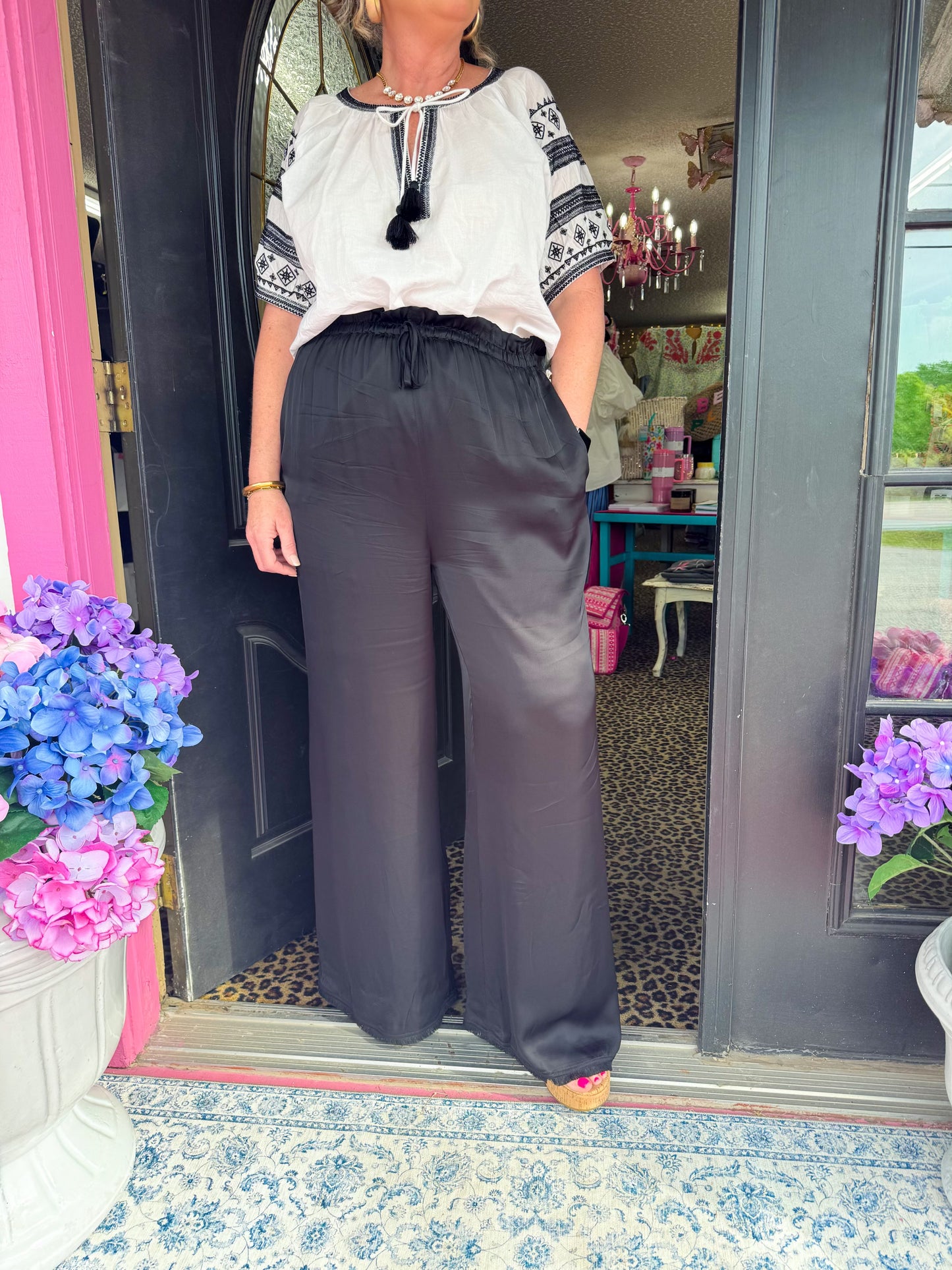 Fresno Silky Tie Pants