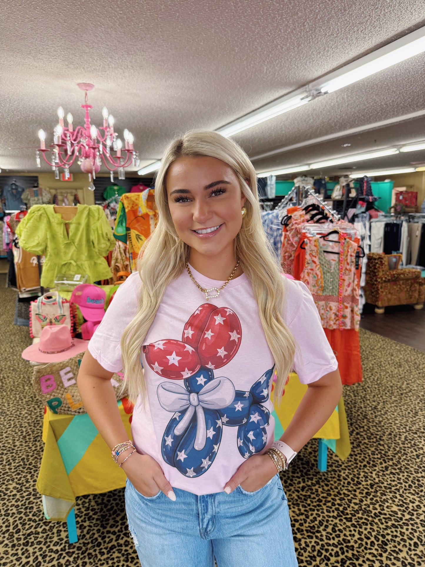 Patriotic Balloon Animal Tee