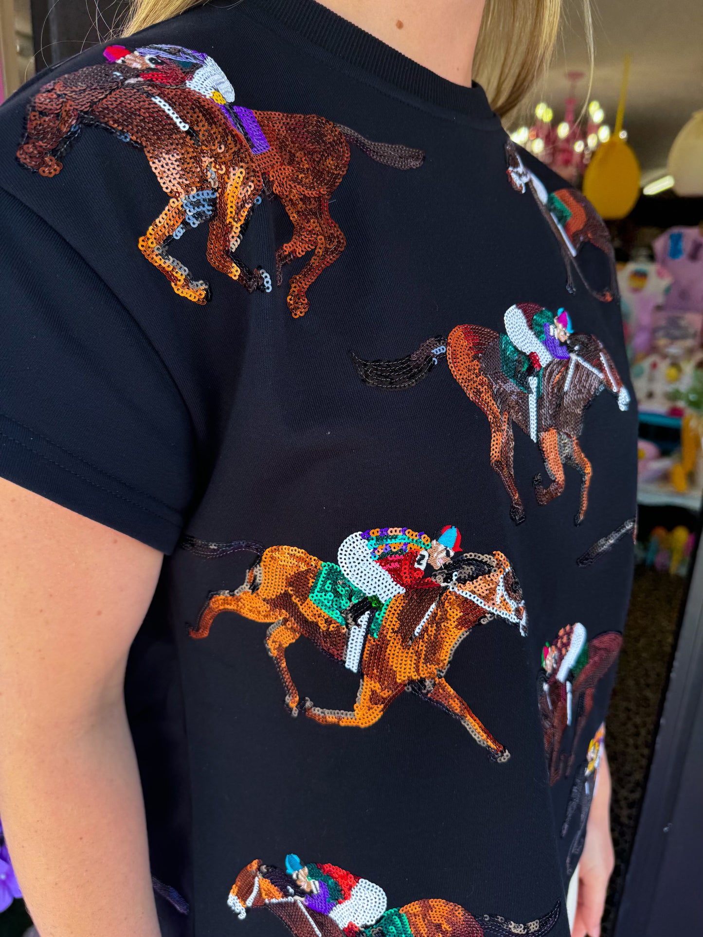 Black Horse & Jockey Tee