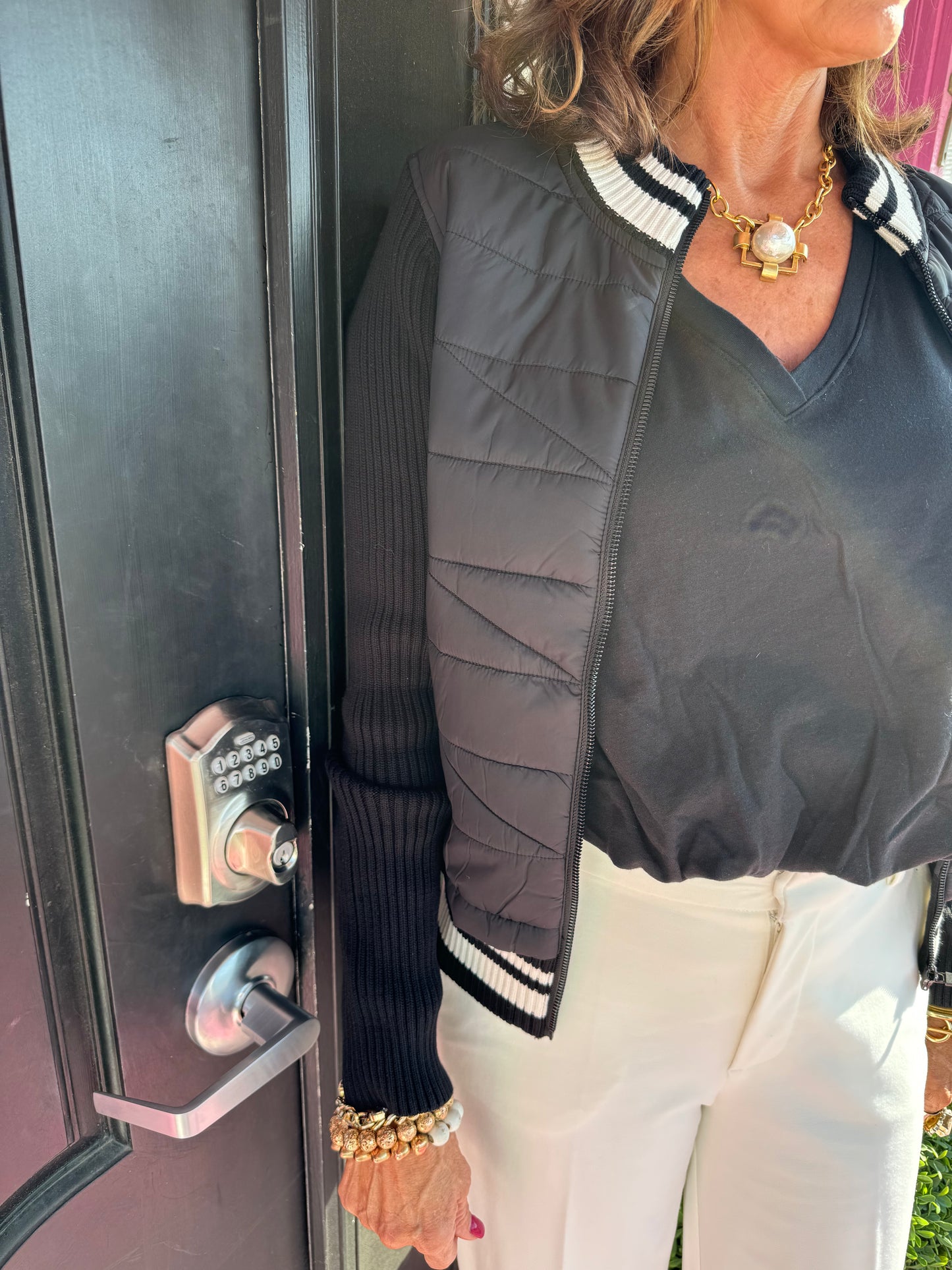 Quilted Full Zip Jacket