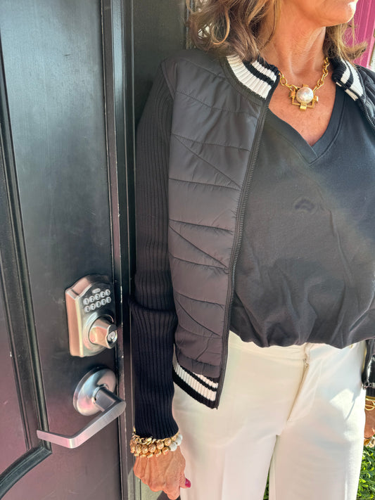 Quilted Full Zip Jacket
