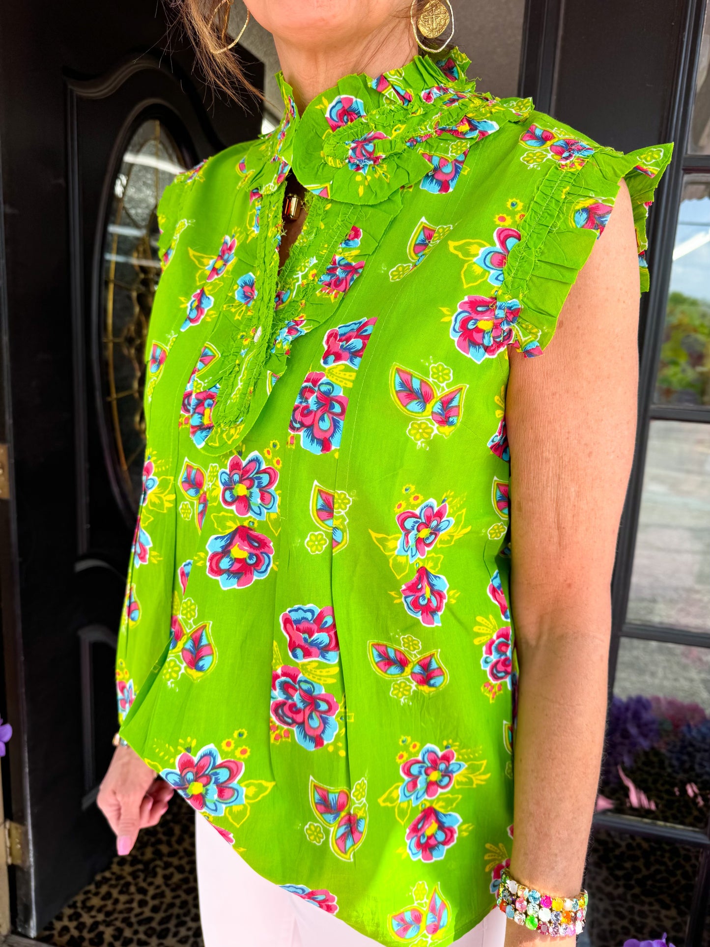 Green With Envy Top