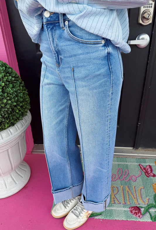 Holly Winslow Front Seam Crop Jean