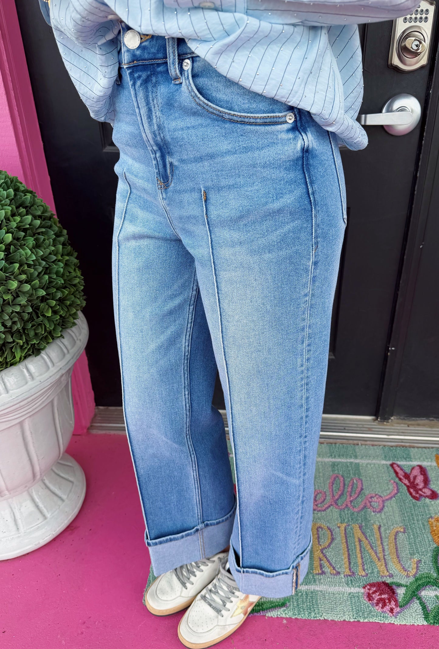 Holly Winslow Front Seam Crop Jean