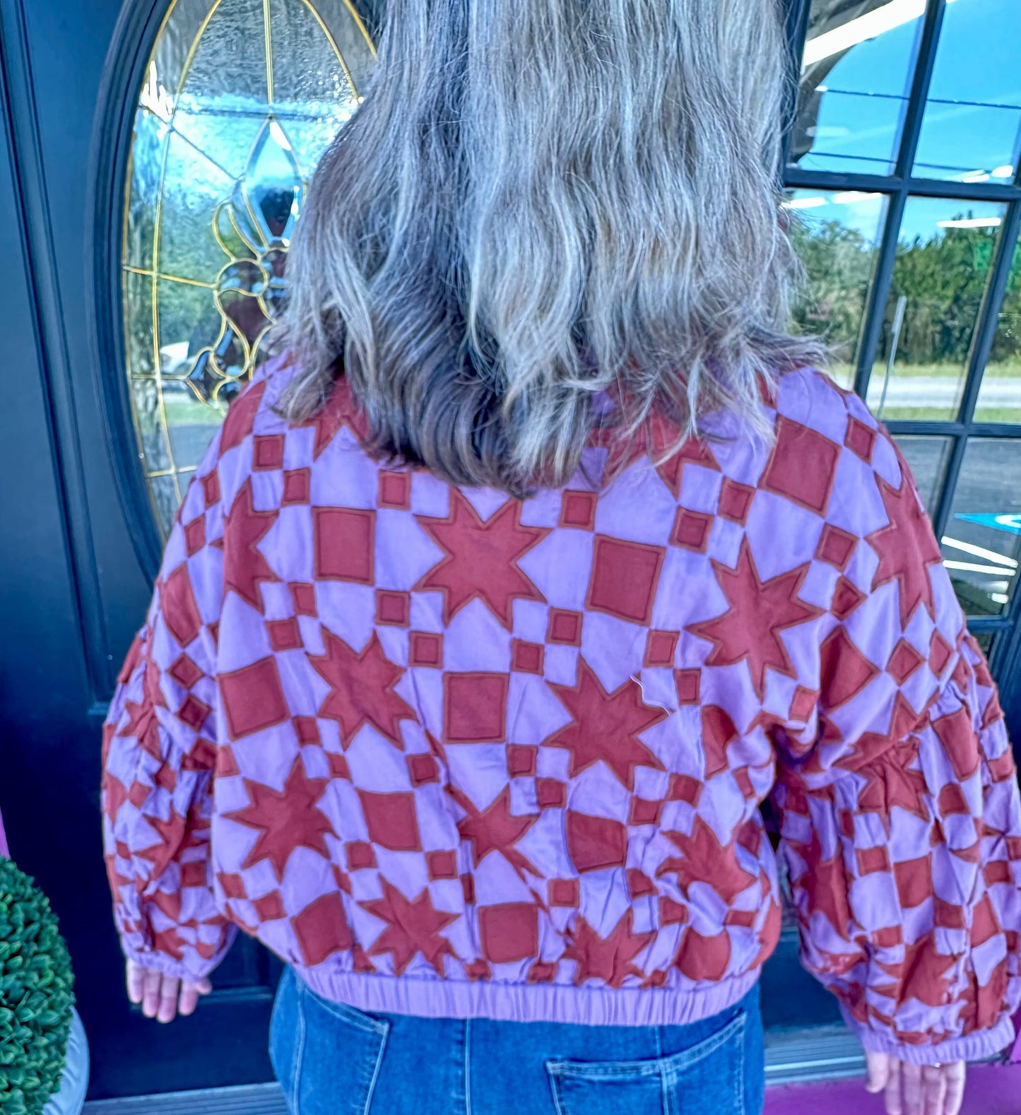 Lavender Quilted Star Jacket