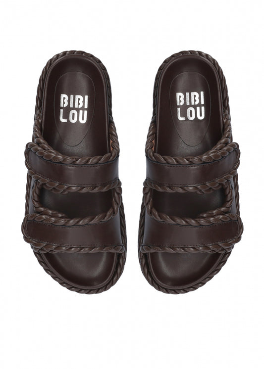 Marron Dark Brown Slides