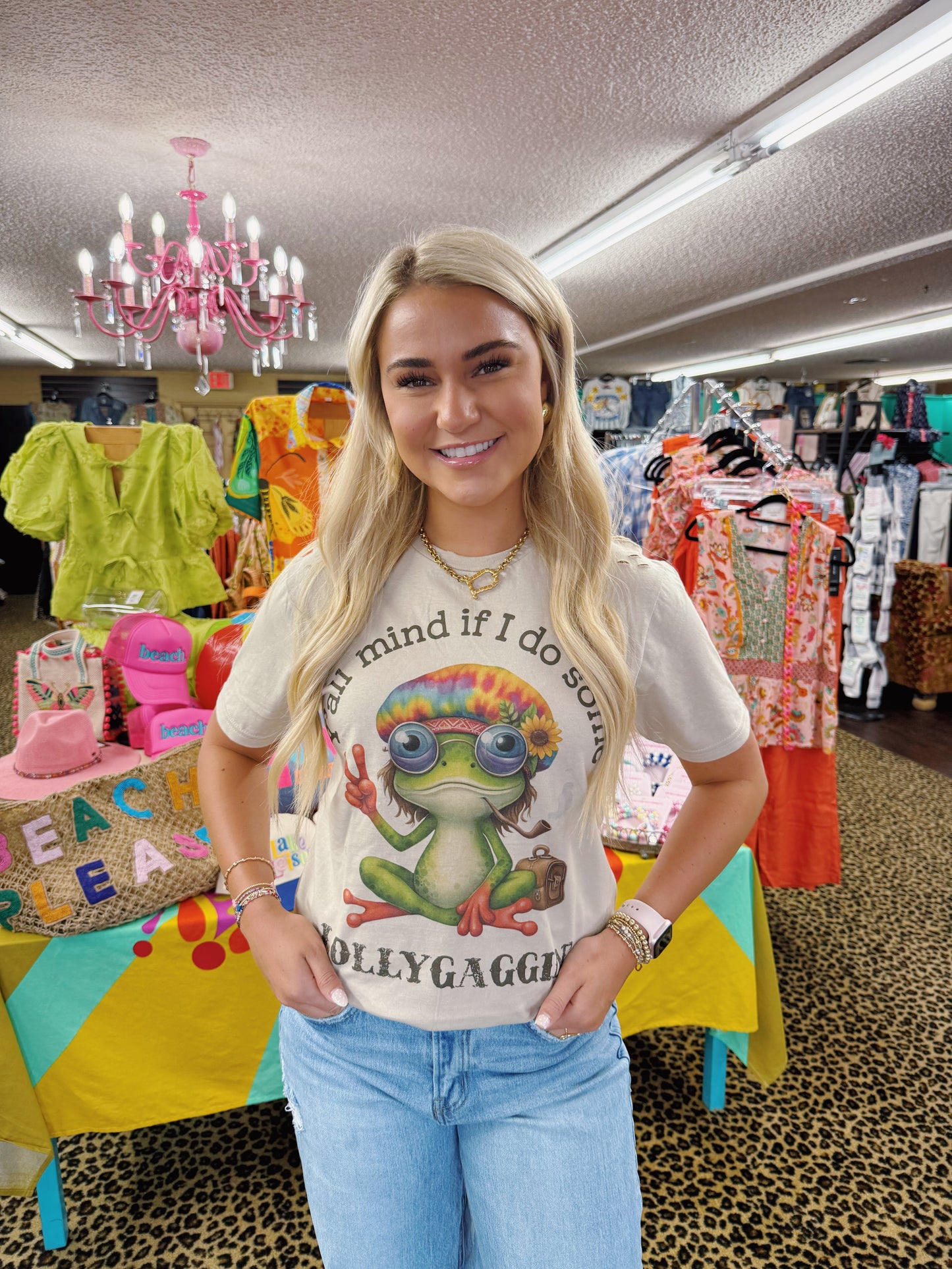 Frog Lollygaggin' Tee