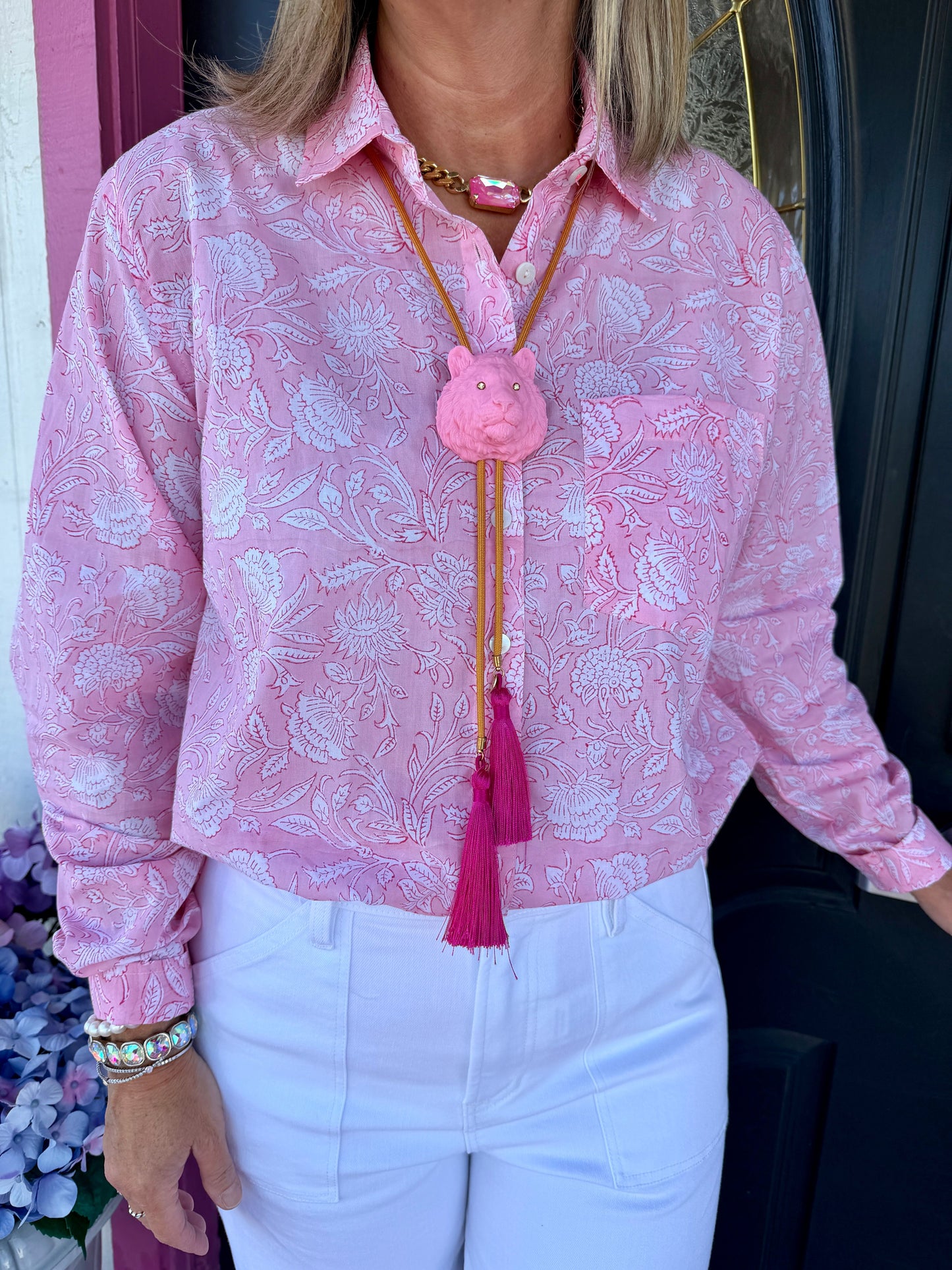 Tickled Pink Good BF Shirt