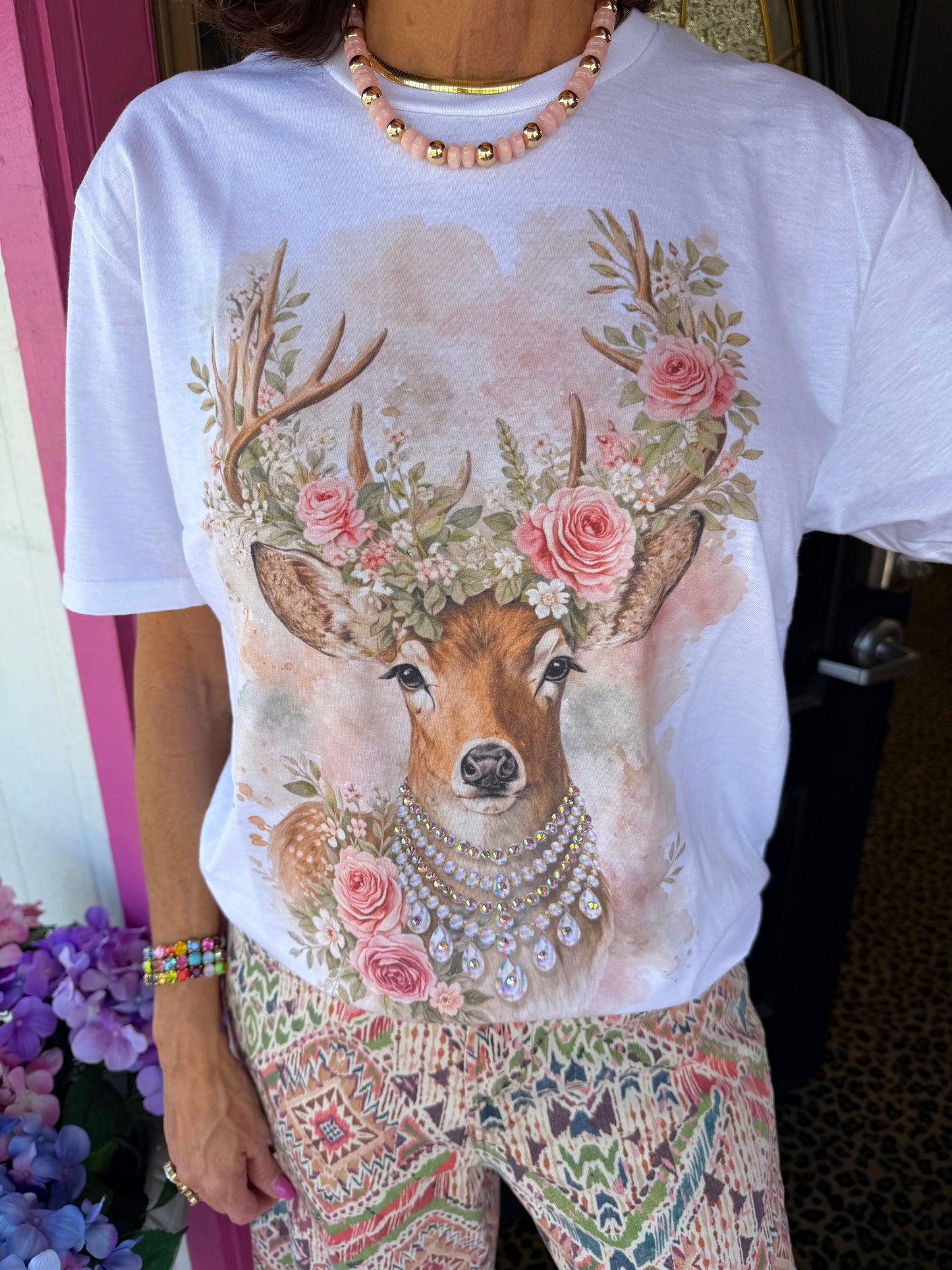 Deer Animal Graphic Tee