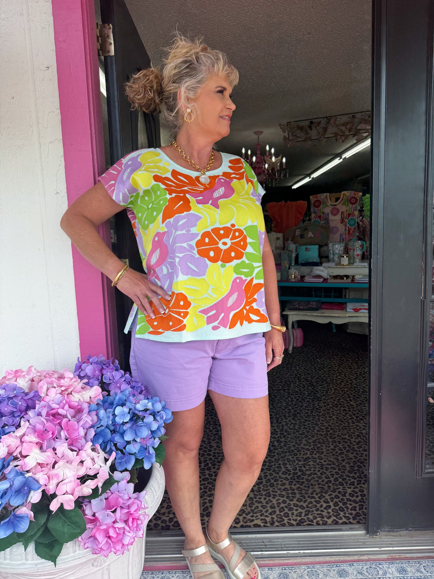 Alma Emb Top