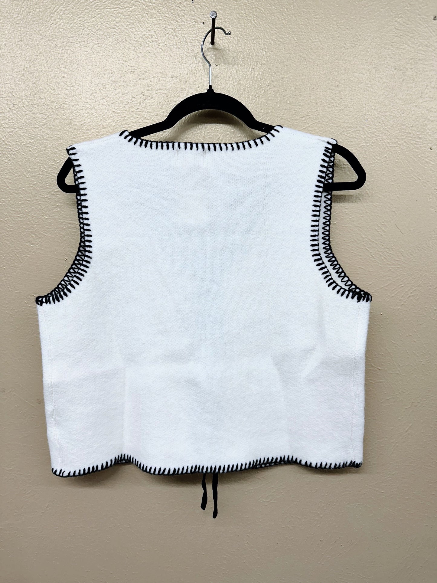Western Blanket Stitch Vest