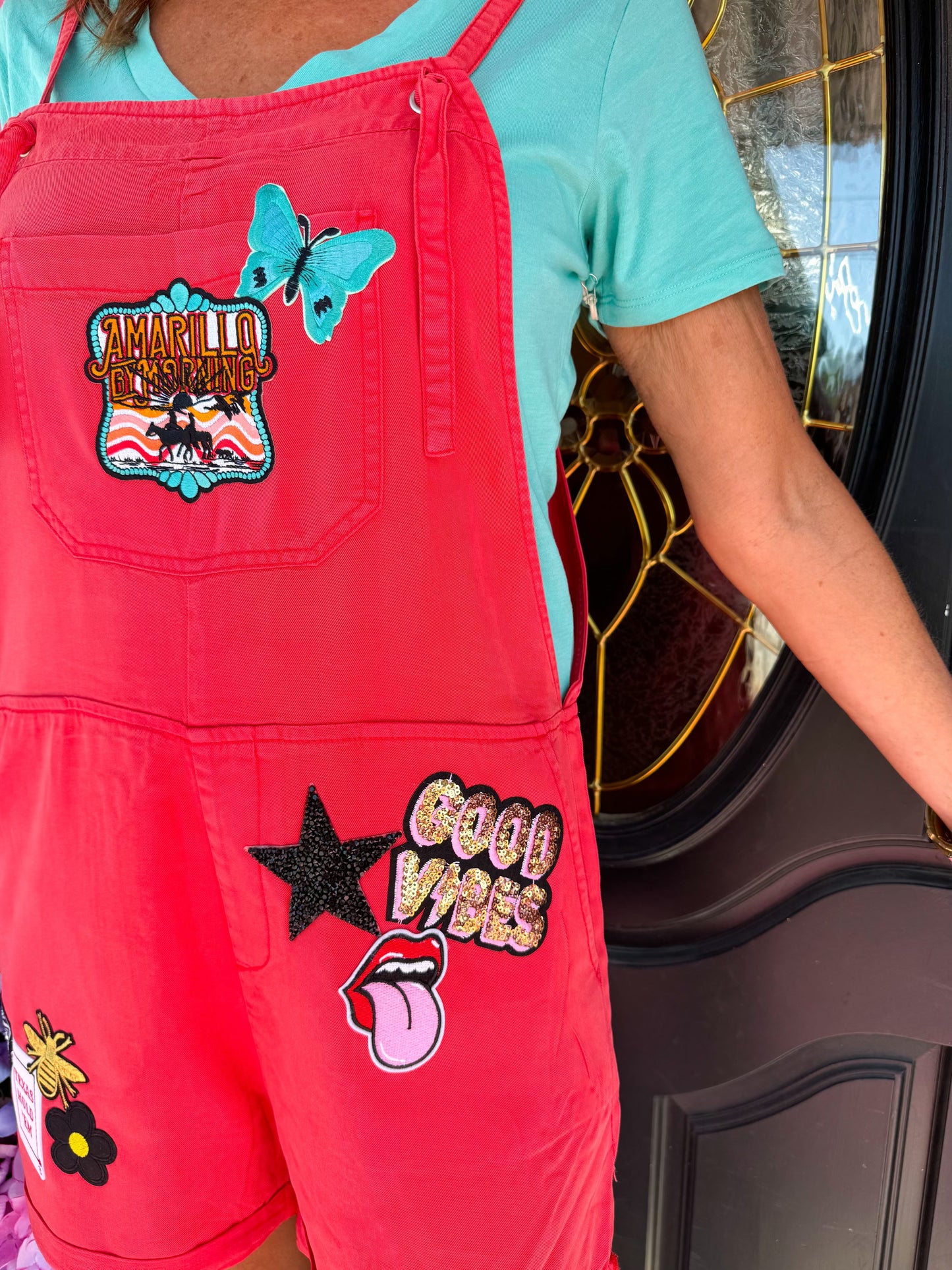 Amarillo By Morning Red Overalls