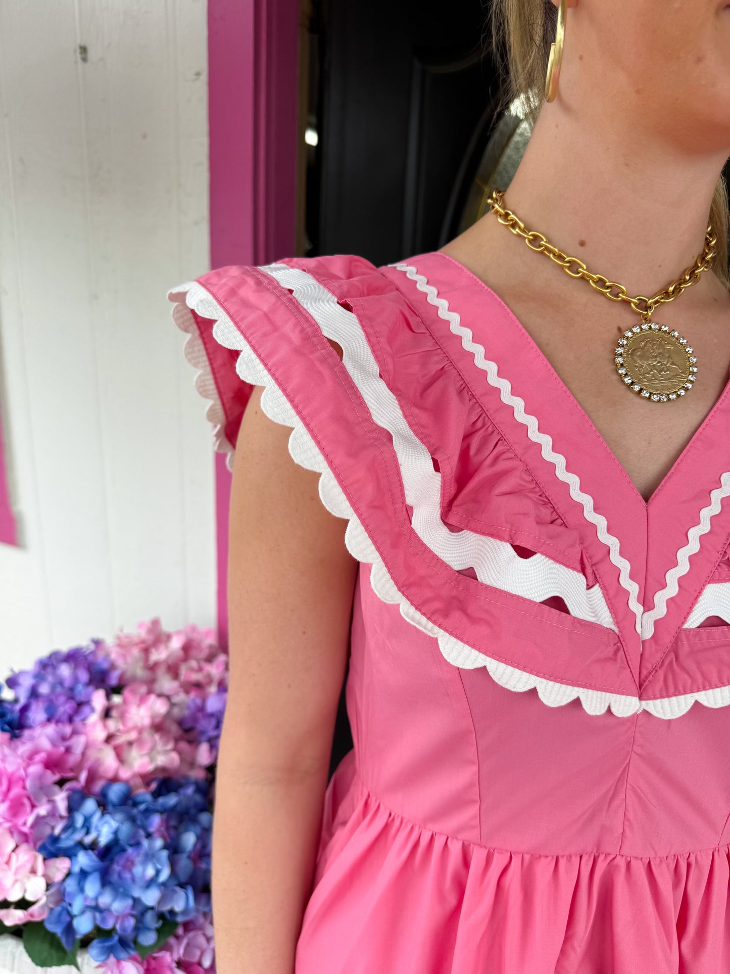 Pink Rick Rack Dress