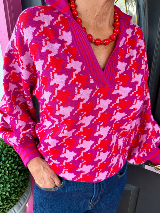 Lolli Houndstooth Sweater