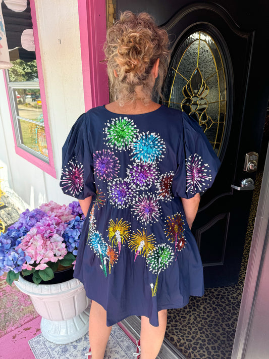 Navy Firework Dress