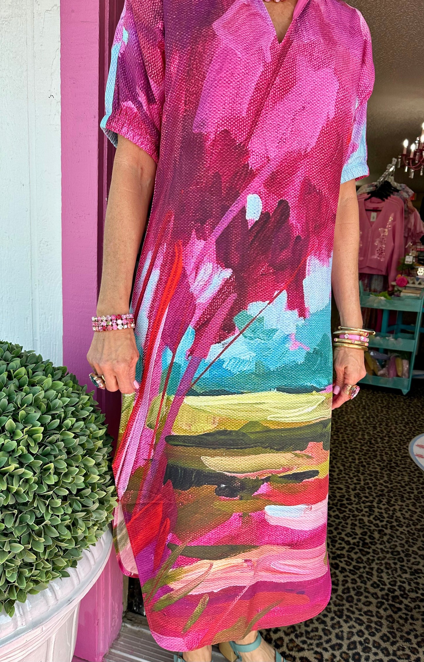 Poppy Bellamy Sunset Linen Maxi