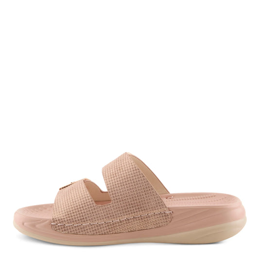 Flexus Pink Metallic Slip On