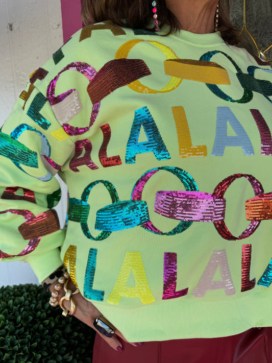Green Falala with Garland SS