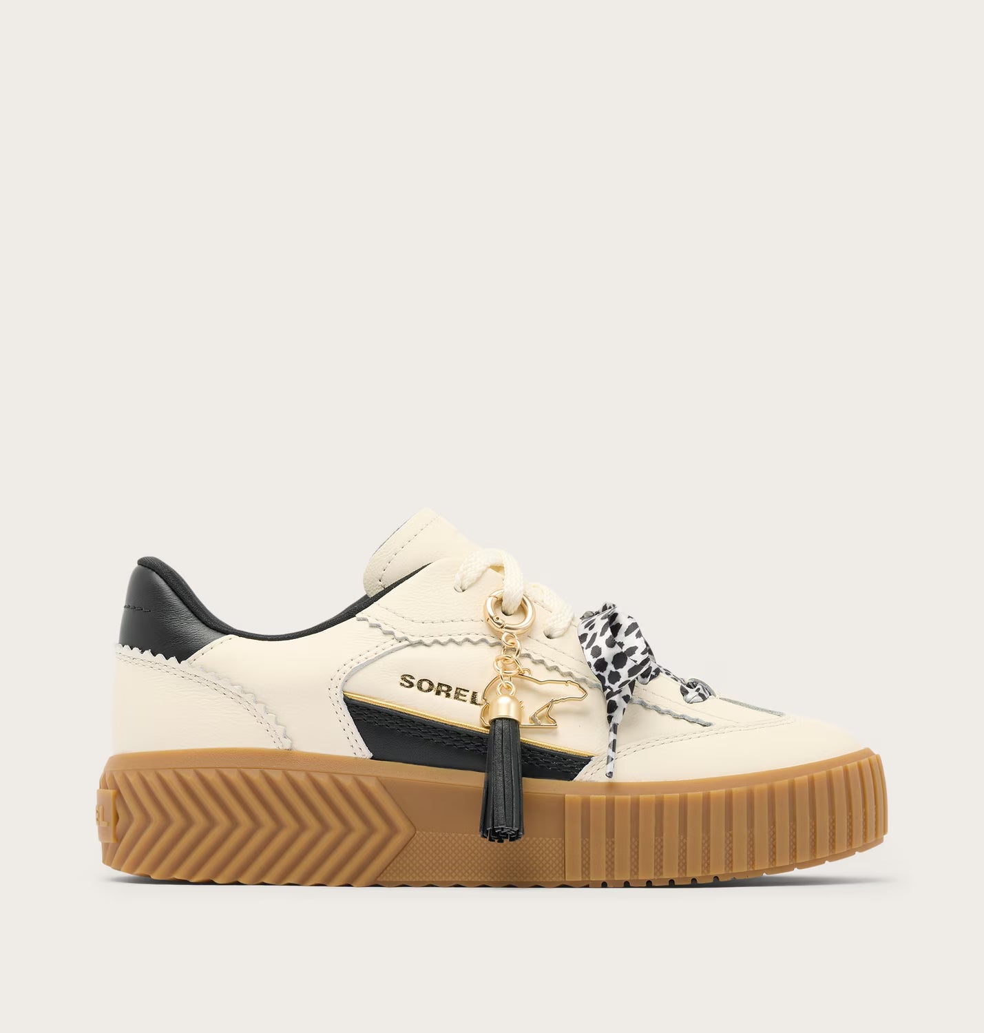 Cream/Black Ona Ave Sneaker