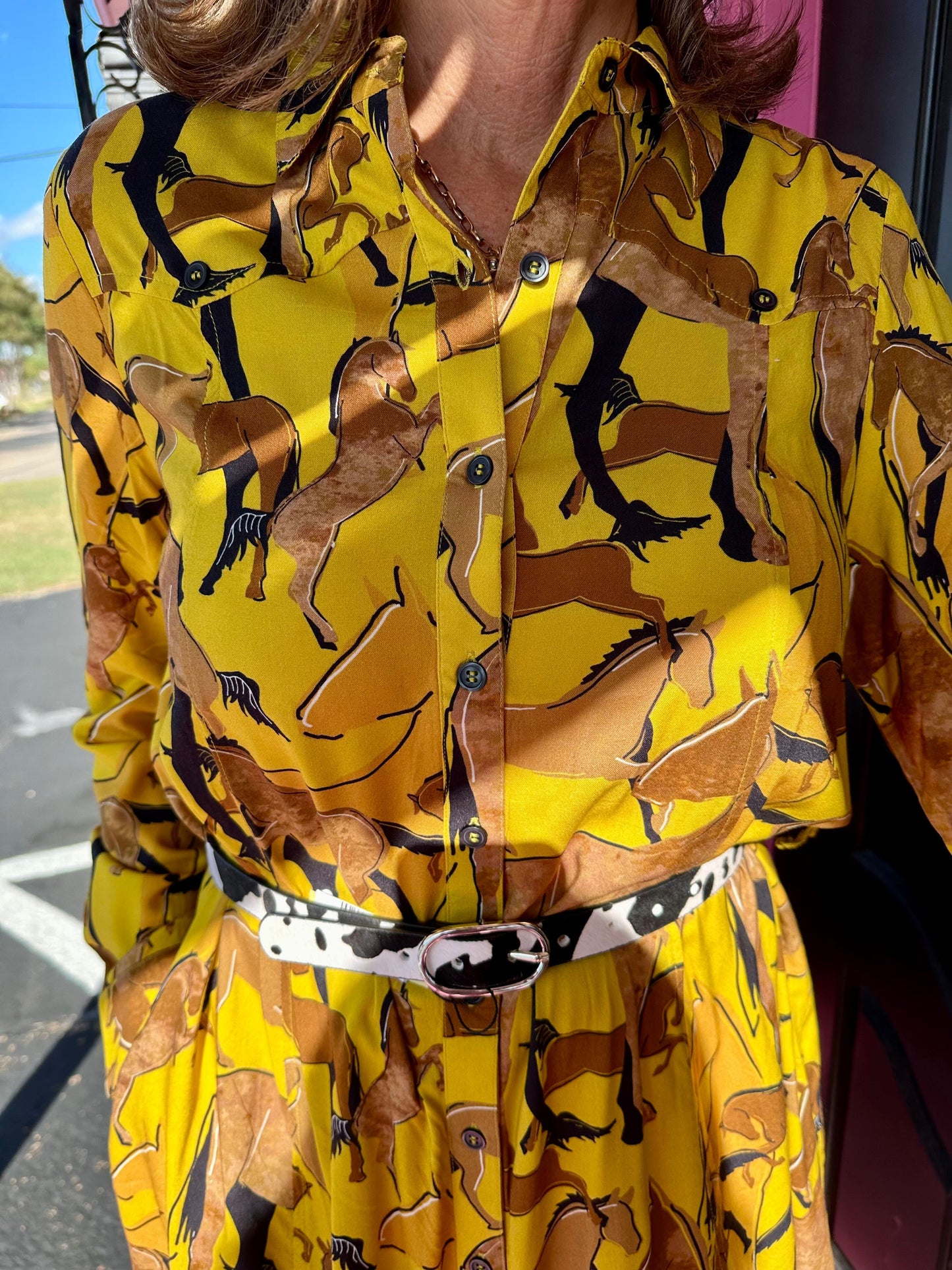 Citron Saddle Up Dress