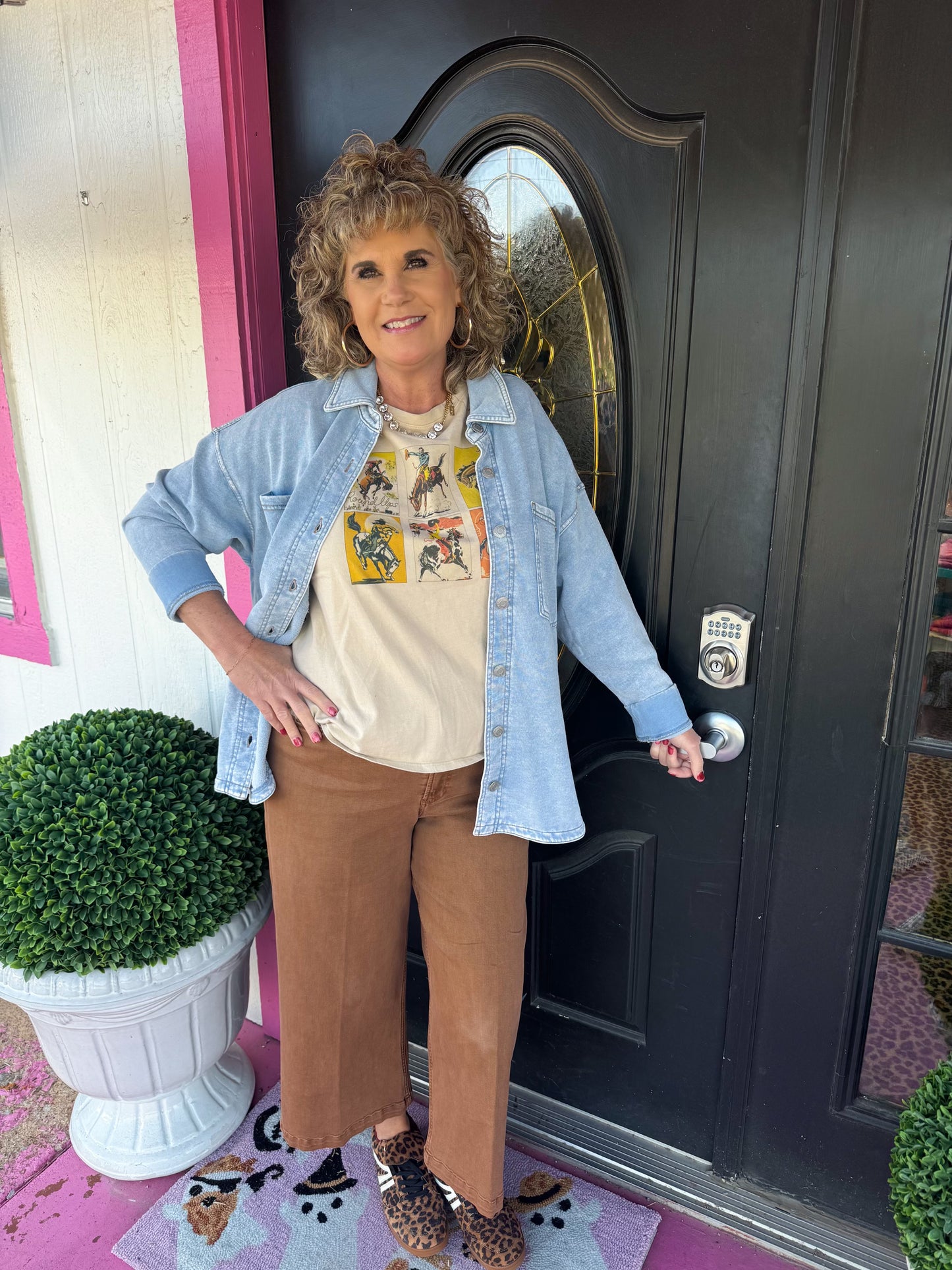 Audrey HR Wide Crop Jean