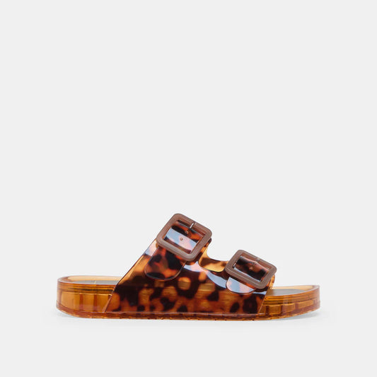 Julio Tortoise Vinyl Sandal