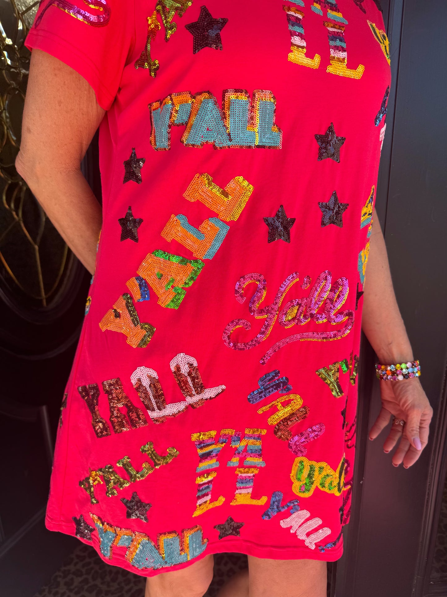 Y'all Red Dress