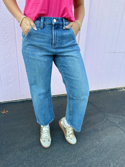 Lasso Western Hue Wide Jean