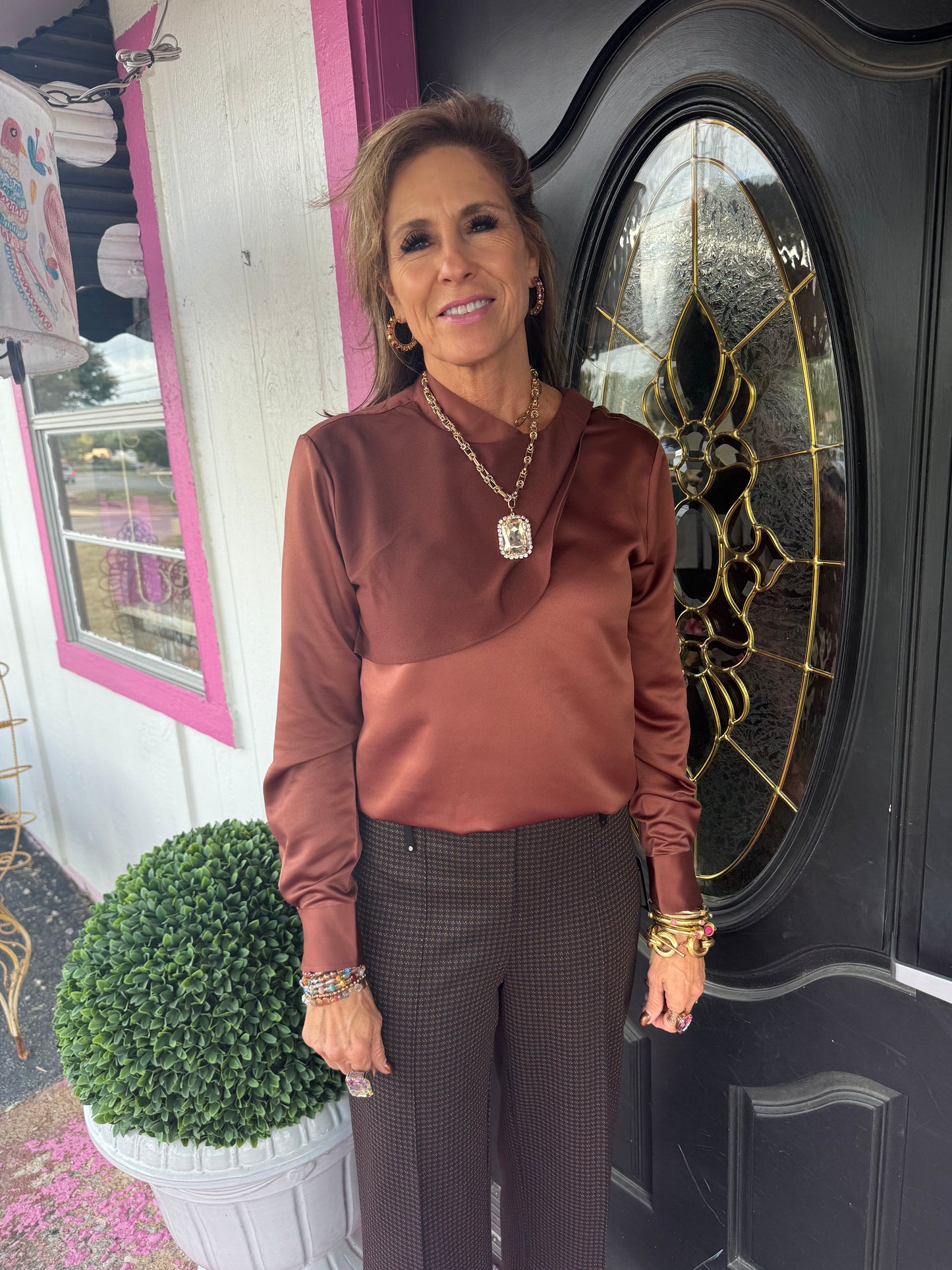 Rich Clay Sally Blouse
