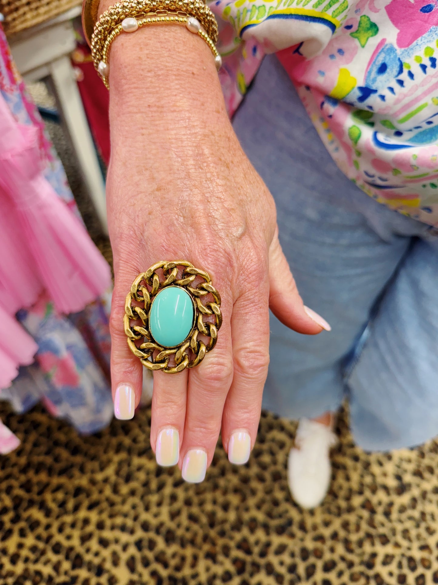 Statement Chain Ring