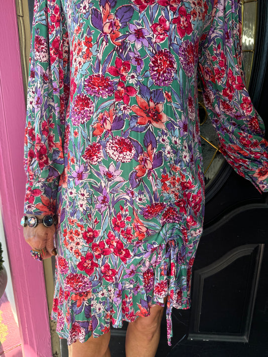 Multi Cinched Hem Dress