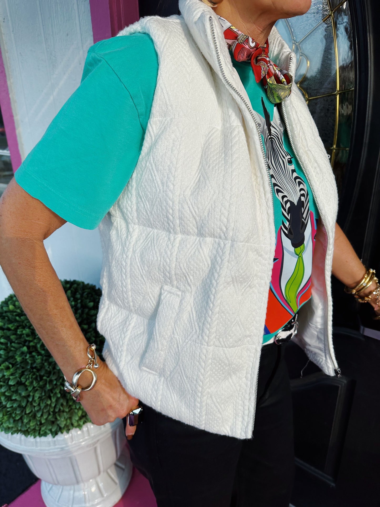 Hadley Cream Vest