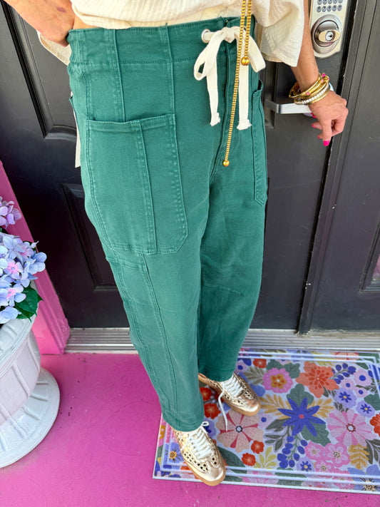 Green Barrel Cargo Cuff Jean