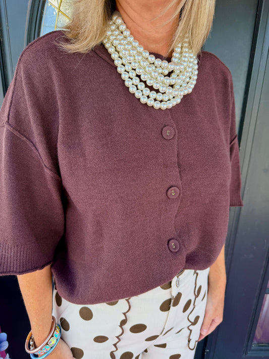 Brown Cardigan
