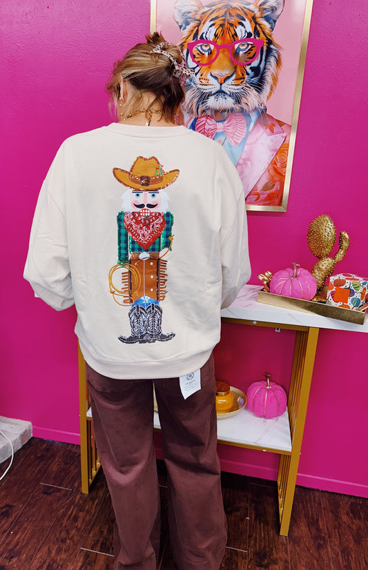 Beige Cowboy Nutcracker SS