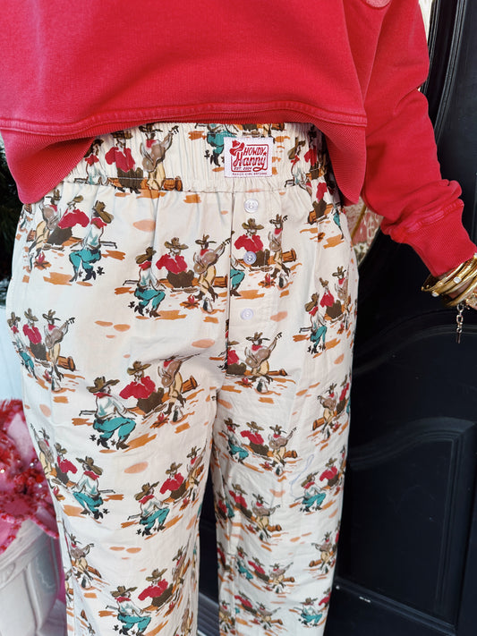 Wagon Wheel Boxer Pant