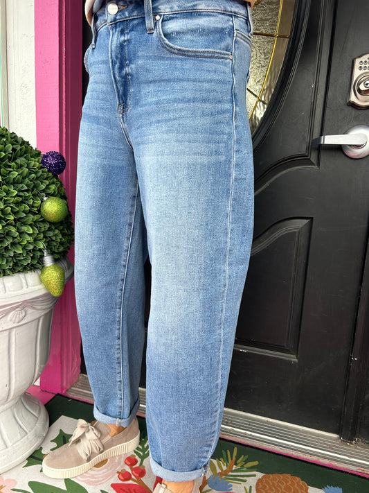 Crop Mild Barrel Jeans