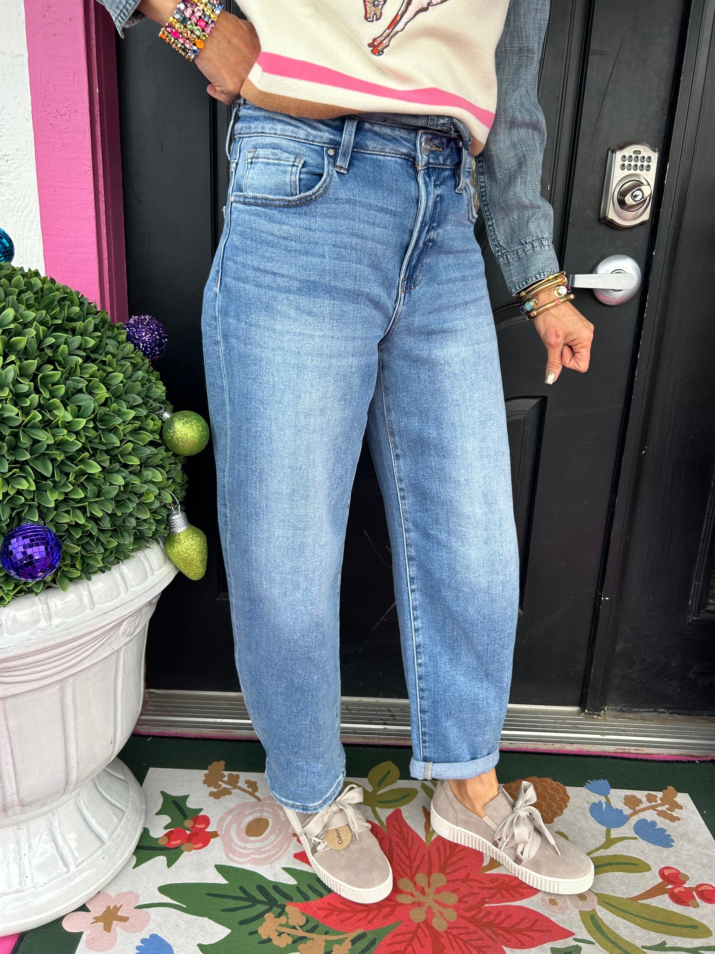 Crop Mild Barrel Jeans