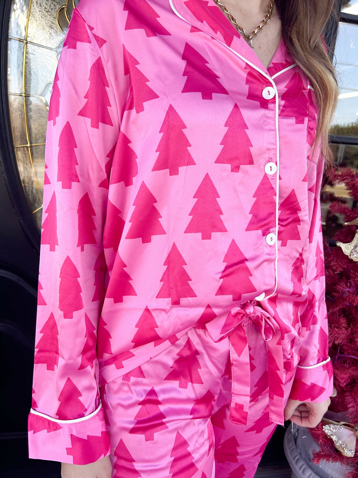 Dreaming Of Pink Christmas PJ's
